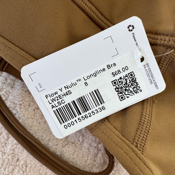 Lululemon Flow Y bra and Align High-Rise Skirt in color Allspice size8 set - Picture 13 of 13